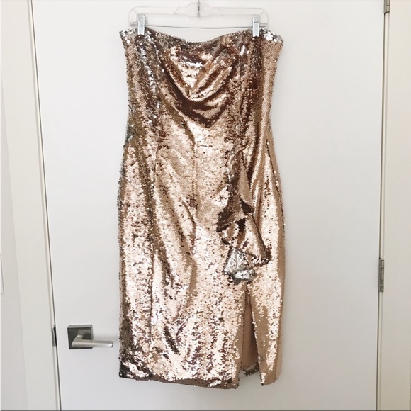 **sold***NWT Parker Noelle Sequin Dress - Picture 2 of 4